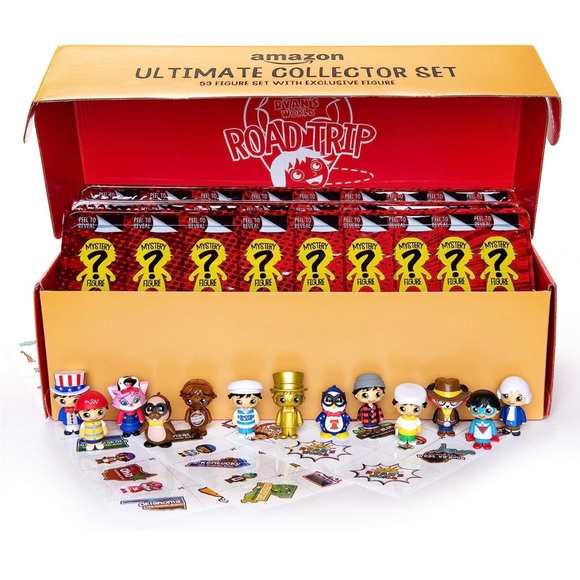 ryans world Other - Ryan’s World Road Trip 53 Pc Complete Figure Set + Bonus Figure,NIB